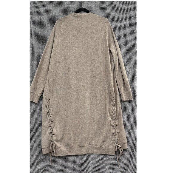 Easel - Boho Style Hacci Brushed Knit Duster Cardigan Festival - Womens L - Picture 6 of 10